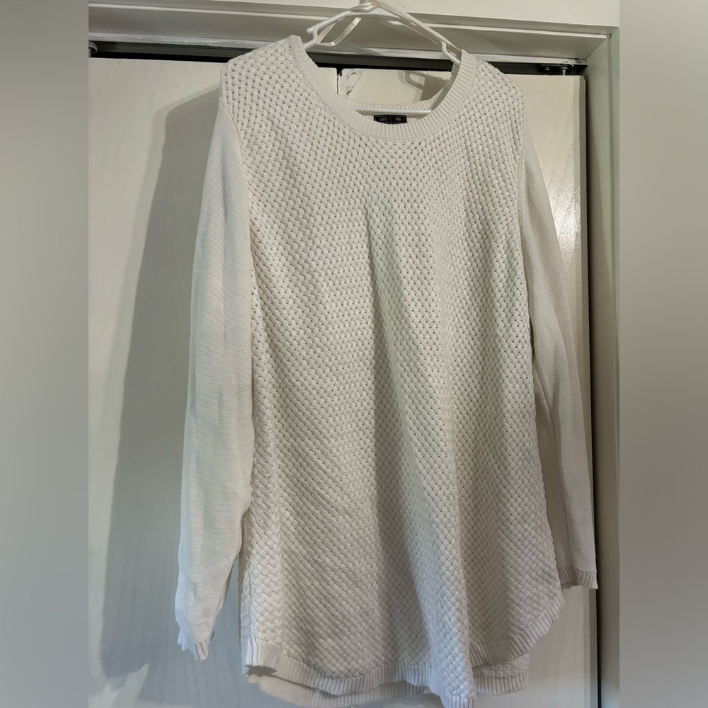 Lety & Me sweater with elbow pads. 3X